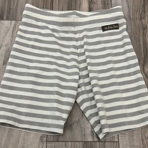 Matilda Jane  Gray Striped Shorts 8